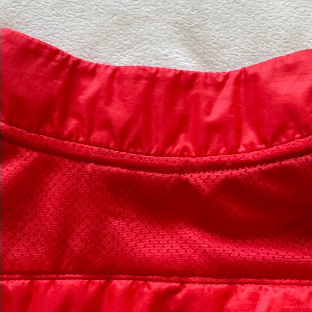 Nike Running Vest Women XL Red Polyfill Lightweight Jacket Full Zip 689256 - Picture 10 of 11
